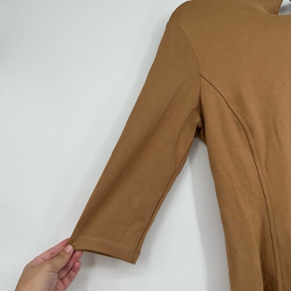 JMclaughlin Animal Print Shift Career Dress Size Medium - Picture 3 of 6